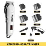 Best Quality Kemei KM-809A Trimmer for Men’s in Affordable Price | Kemei KM-809A Trimmer in Bangladesh