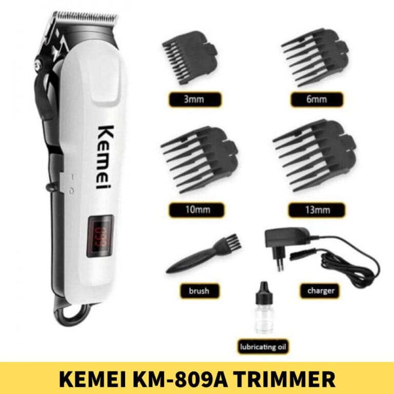 Best Quality Kemei KM-809A Trimmer for Men’s in Affordable Price | Kemei KM-809A Trimmer in Bangladesh