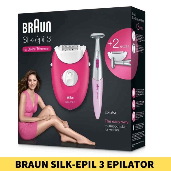 Best Braun Silk-Epil 3 SE3-420 Epilator Bikini Trimmer For Women