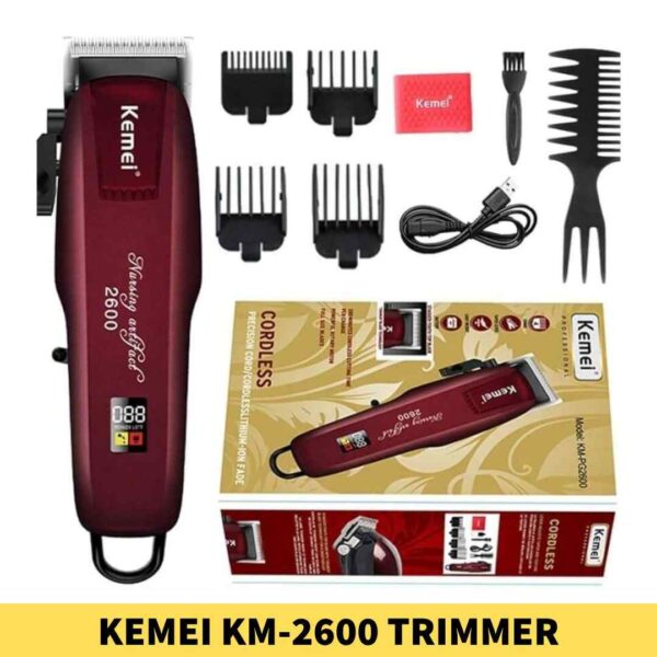 Best Kemei KM-2600 Trimmer in Bangladesh For Men