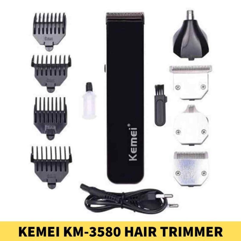 Best Kemei KM-3580 Trimmer in Bangladesh For Men's