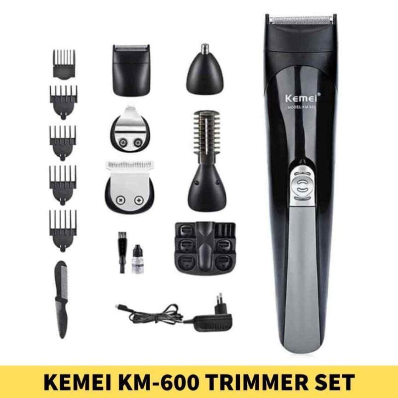 Best Kemei KM-600 Trimmer 11 in 1 Set