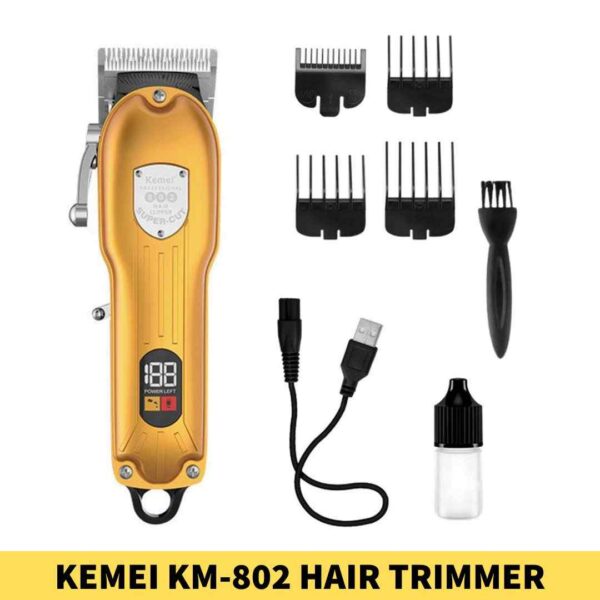 Best Kemei KM-802 Trimmer Price in BD