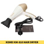 Best Kemei KM-810 Hair Dryer in Bangladesh for Women