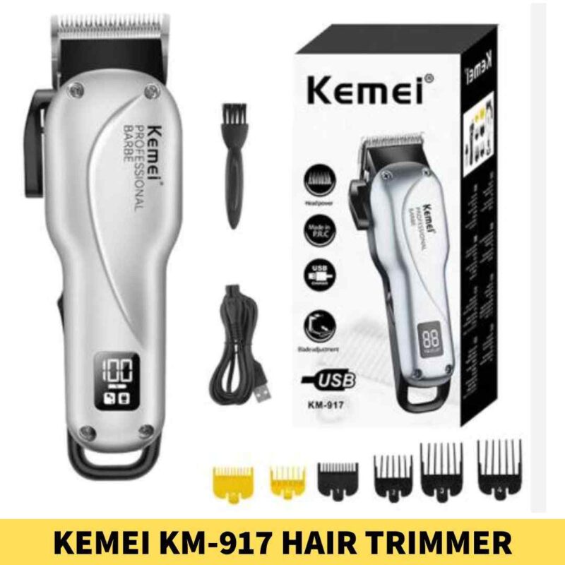 Best Kemei Km-917 Trimmer for Men's in Bangladesh