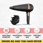 Best Singer SRHDR-BG-SHD-7081 Hair Dryer for Women