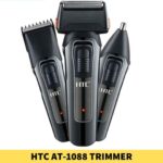 HTC AT-1088 Multi Functional Rechargeable Trimmer, Stainless steel, Motor_ High-performance motor, Battery_ Rechargeable shop near me