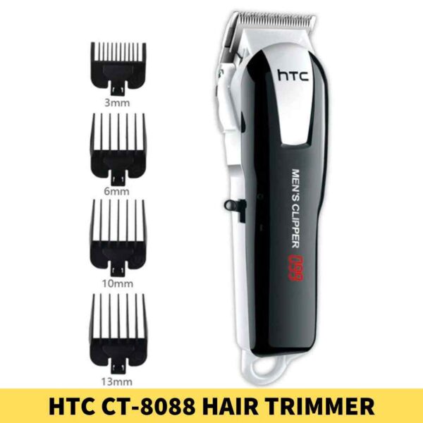 HTC CT-8088 Hair Clipper Best Hair Trimmer For Men in BD Blade Material_ Stainless steel Motor_ High-performance motor, Battery_ Rechargeable (2)