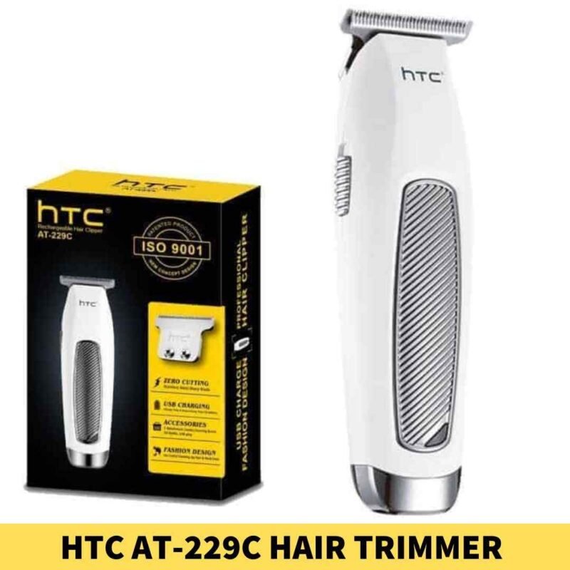 Htc-At-229c-Hair Trimmer Rechargeable trimmer for men Blade Material_ Precision-engineered stainless steel Motor_ High, shop near me