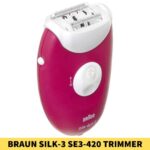 Best BRAUN SE3-420 Epilator With 2 Extras Trimmer shop in Bangladesh, Include Silk-Epil Bikini BRAUN Colour Pink Country shop near me