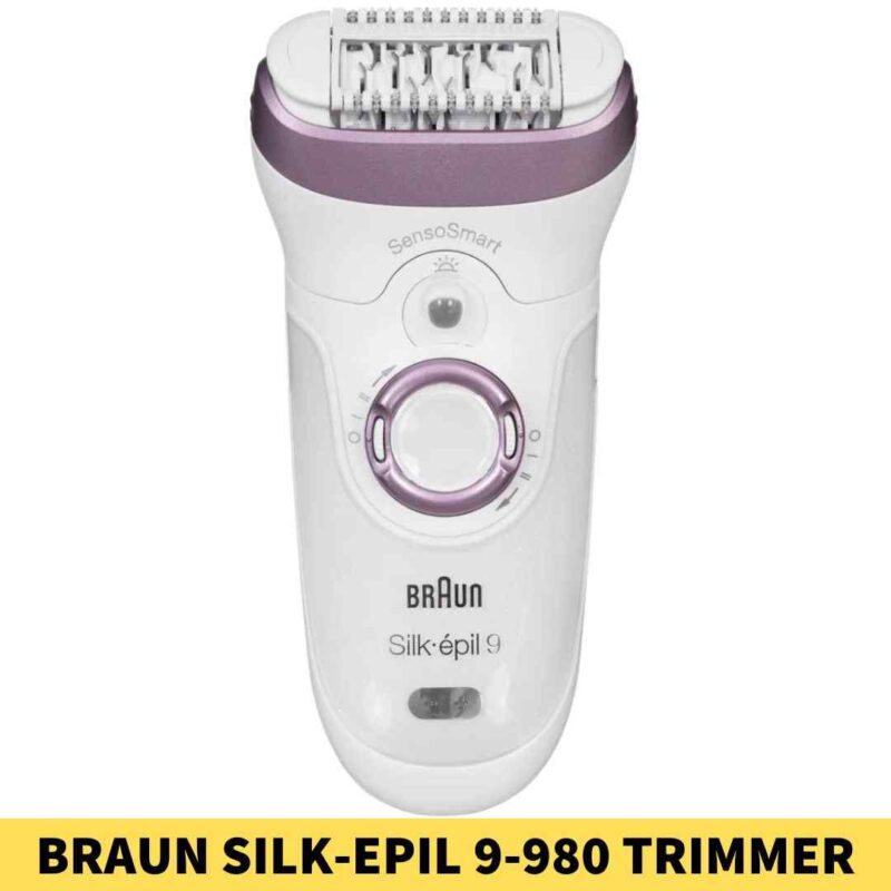 Best BRAUN Silk-Epil 9-980 For Long Lasting Smooth Skin Trimmer, Technology_ SensoSmart technology pressure, Type_ Smart epilator shop near me