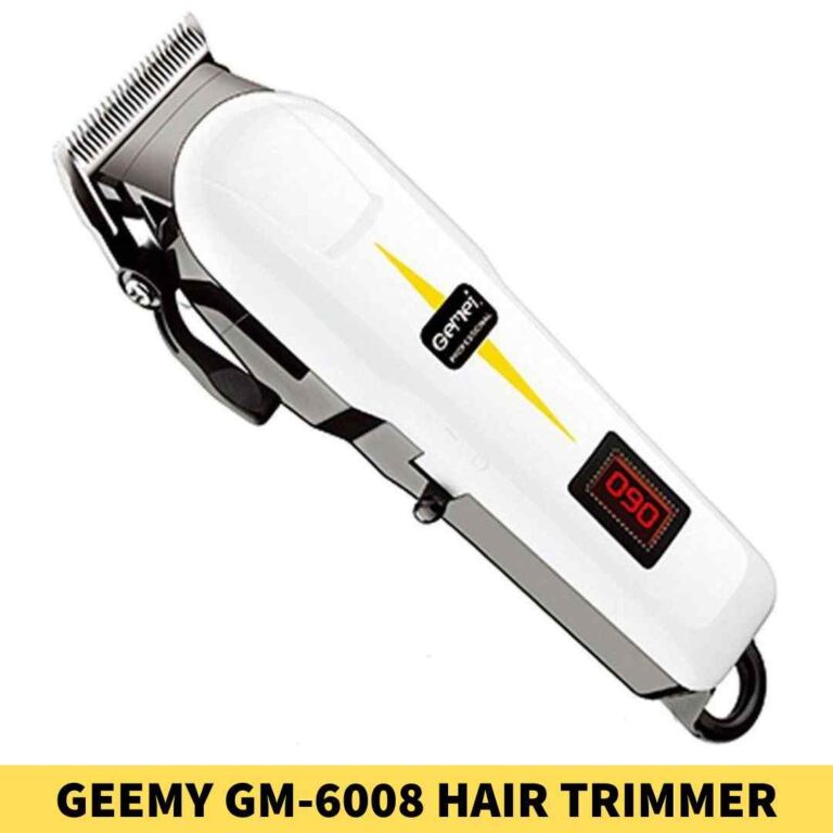 Best GEEMY GM-6008 Professional Hair Trimmer With LCD Display. Power supply3WBody MaterialsPlastic, MetalCharging Time3-4 Shop near me