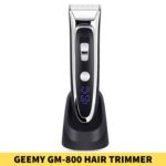 Best GEEMY GM-800 rofessional Rechargeable Hair Trimmer, Charging Time_ 1.5 Hours, Usage Time_ 60 Minutes, Color_ Black shop near me