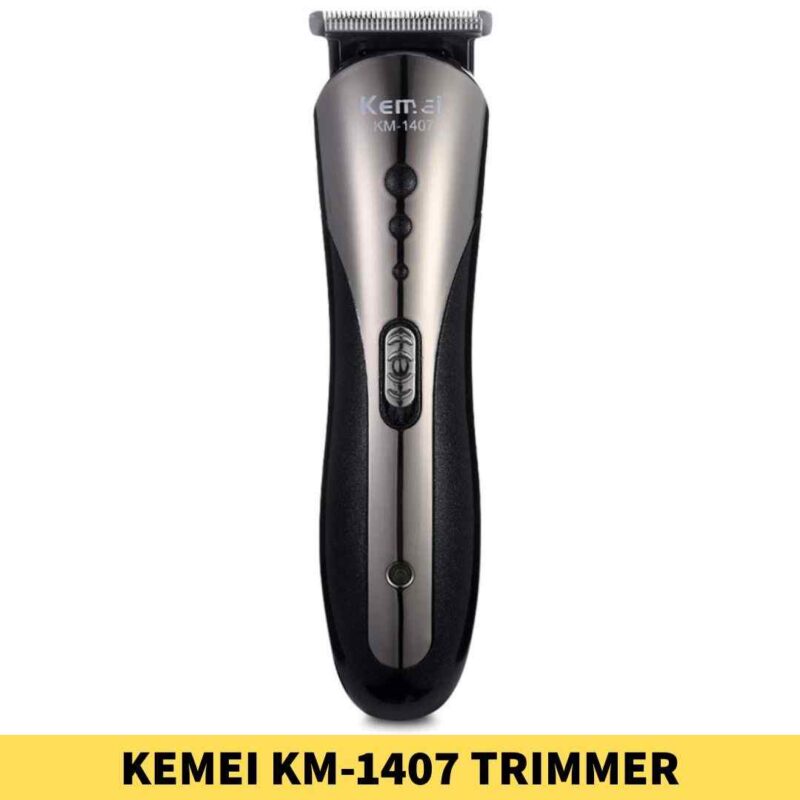 Best KEMEI KM-1407 Electric Nose Hair Clipper 3 in 1 Trimmer is likely to be a versatile grooming designed for various facial hair grooming needs