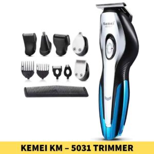 Best KEMEI KM-5031 Trimmer Shaver for Men Blade Material_ Stainless Steel. Battery Life_ Up to 60 minutes, Charging Time_ 8 hours shop[ near me