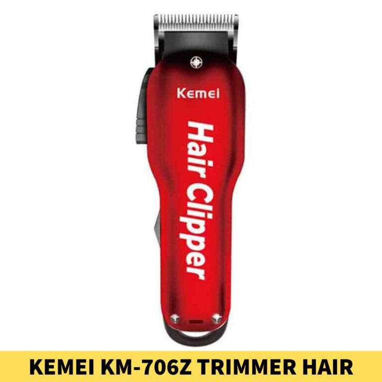 Best Kemei KM-706Z Trimmer Professional multi-functional hair clippers Material_ ABS Color_ Red Automatically adjust the voltage Shop near me