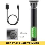 HTC AT-115 Electric Hair Clipper Professional Hair Trimmer Shop in Bangladesh, Power Source_ USB rechargeable battery, Cordless_ Yes