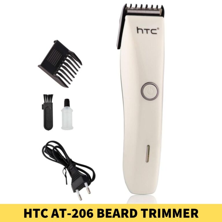 HTC AT-206 Beard Trimmer Set Men’s Electric Shop Trimmer Price For Men In Bangladesh (BD) - Trimmer BD