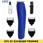 HTC AT-528 Beard Trimmer and Hair Clipper shop in BD. Blade Material_ Stainless Steel Motor_ High-performance motor Shop near me