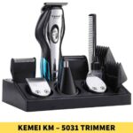 KEMEI KM-5031 Trimmer Shaver for Men Blade Material_ Stainless Steel. Battery Life_ Up to 60 minutes, Charging Time_ 8 hours shop[ near me