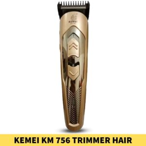 KEMEI KM 756 Trimmer Hair and Clipper Price in Bangladesh, Model_ RC197JQ (KM-756), Material_ ABS + Titanium alloy. Shop near me