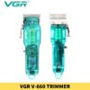 VGR V-660 Trimmer Professional Hair Trimmer is a blue-colored grooming tool that is designed for men Shop near me