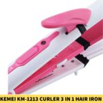Kemei KM-1213 Professional Ceramic Curler 3 In 1 Hair Iron Styling BD1