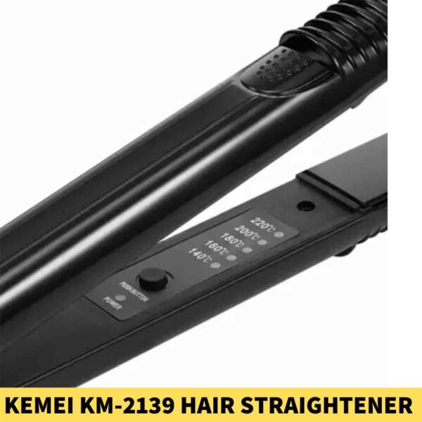 Kemei KM-2139 StraightCare Hair Straightener for Wo