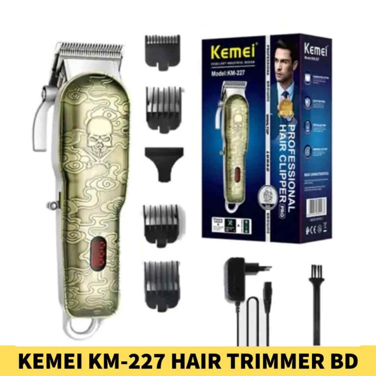 Kemei KM-227 Professional Hair Clipper Rechargeable Trimmer for Men in BD (2)