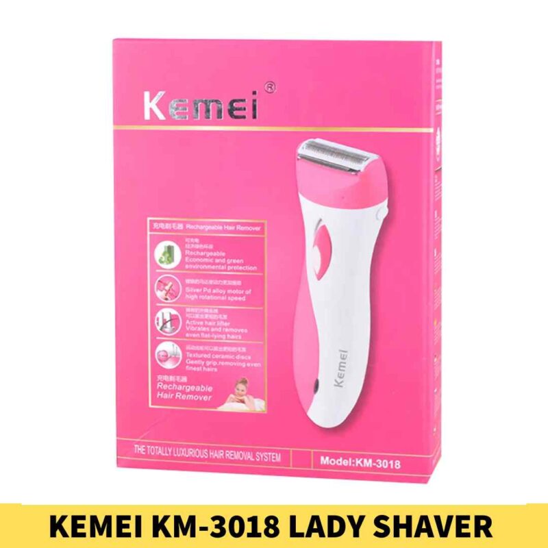 Kemei KM-3018 Lady Shaver and Hair Removal for Women In Bangladesh