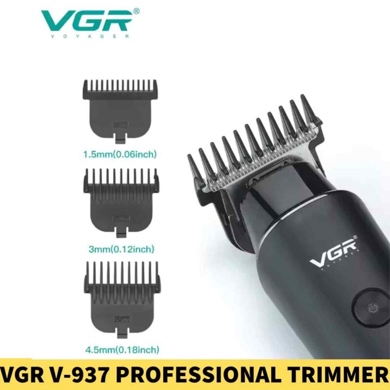 VGR V-937 Professional Rechargeable Electric Hair Trimmer in BD