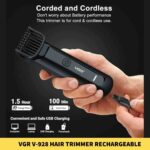 GDR V-928 Hair Trimmer Rechargeable Beard & Hair Clipper in BDD VGR V-928 Hair Trimmer