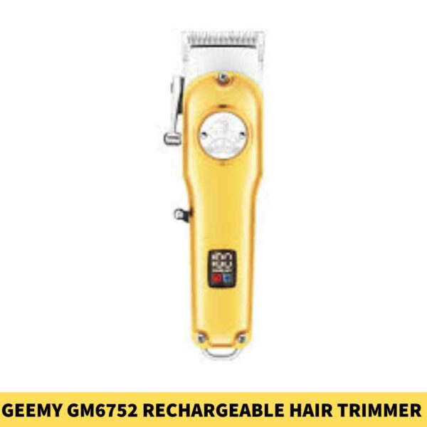 Geemy GM6752 Rechargeable Hair Trimmer For men in BD