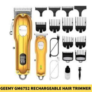 Geemy GM6752 Rechargeable Hair Trimmer For men in BD1