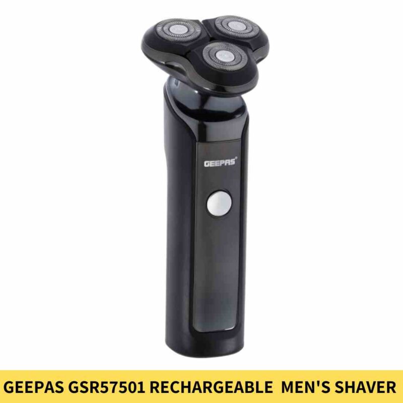 Geepas GSR57501 Rechargeable Water Proof Men's Shaver with LED Display In BD