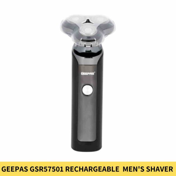 Geepas GSR57501 Rechargeable Water Proof Men's Shaver with LED Display In BDD