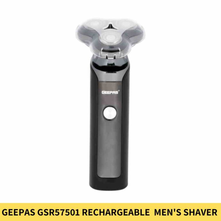 Geepas GSR57501 Rechargeable Water Proof Men's Shaver with LED Display In BDD