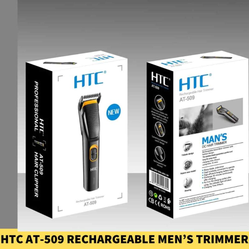 HTC AT-509 Rechargeable Men’s Beard Trimmer in bangladesh