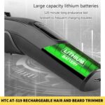 HTC AT-519 Rechargeable Hair and Beard Trimmer for Men 1