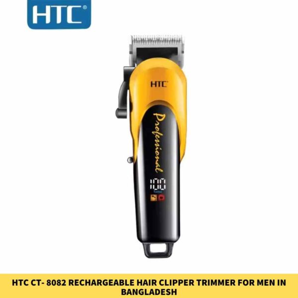 HTC CT- 8082 Rechargeable Hair Clipper Trimmer for Men in Bangladesh