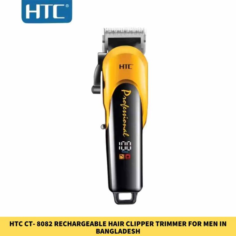 HTC CT- 8082 Rechargeable Hair Clipper Trimmer for Men in Bangladesh