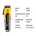HTC CT- 8082 Rechargeable Hair Clipper Trimmer for Men in Bangladeshf