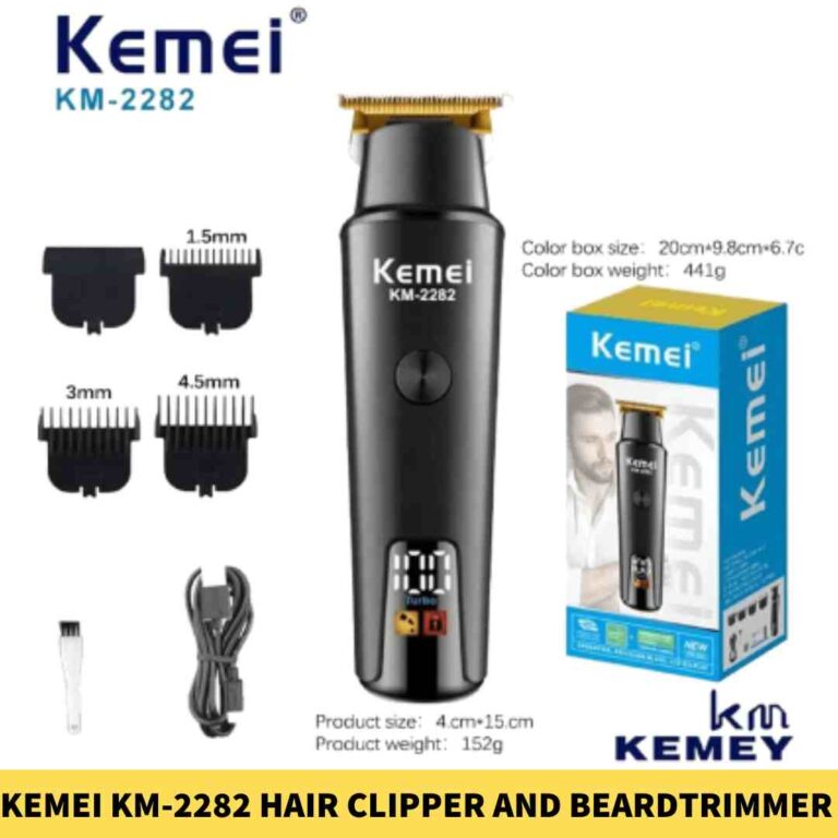 KemeKemei KM-2282 Hair Clipper and Beard Trimmer for Men in Bangladeshi KM-026 Hair Clipper and Beard Trimmer for Men in BD