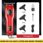 Kemei KM-026 Hair Clipper and Beard Trimmer for Men
