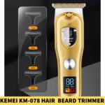Kemei KM-078 Hair Clipper and Beard Trimmer For Men