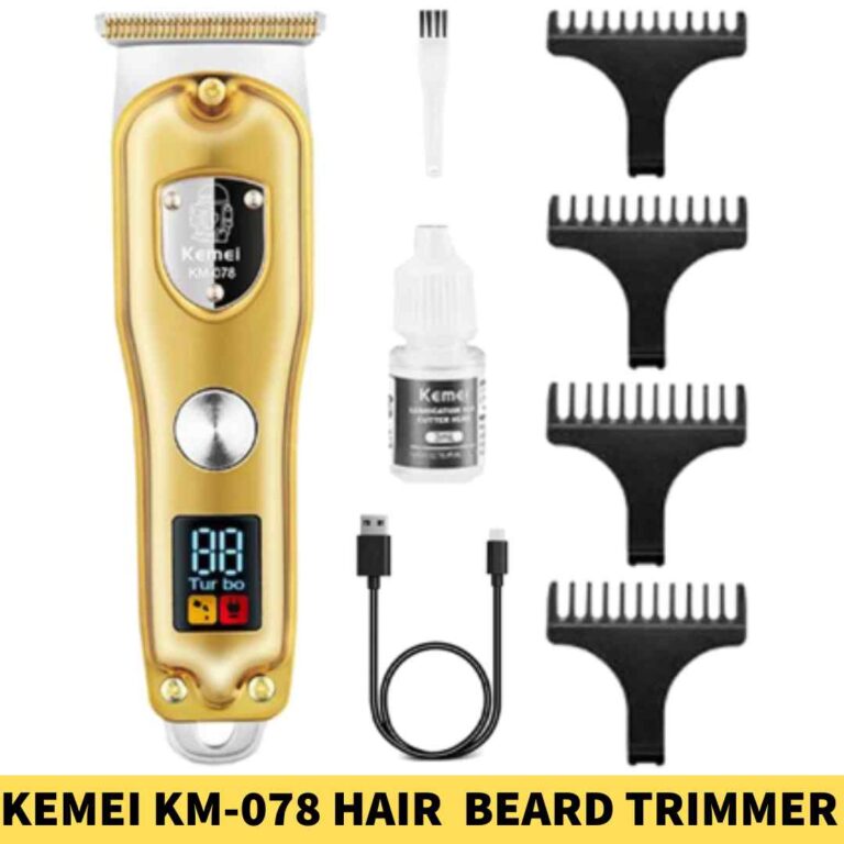 Kemei KM-078 Hair Clipper and Beard Trimmer For Men in BD