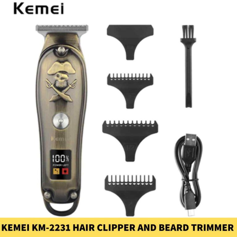 Kemei KM-2231 Hair Clipper and Beard Trimmer for Men
