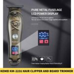 Kemei KM-2231 Hair Clipper and Beard Trimmer for Men in BD1