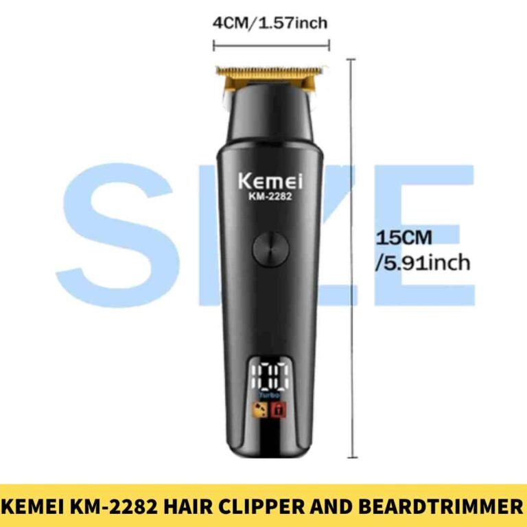 Kemei KM-2282 Hair Clipper and Beard Trimmer for Men in BangladeshD