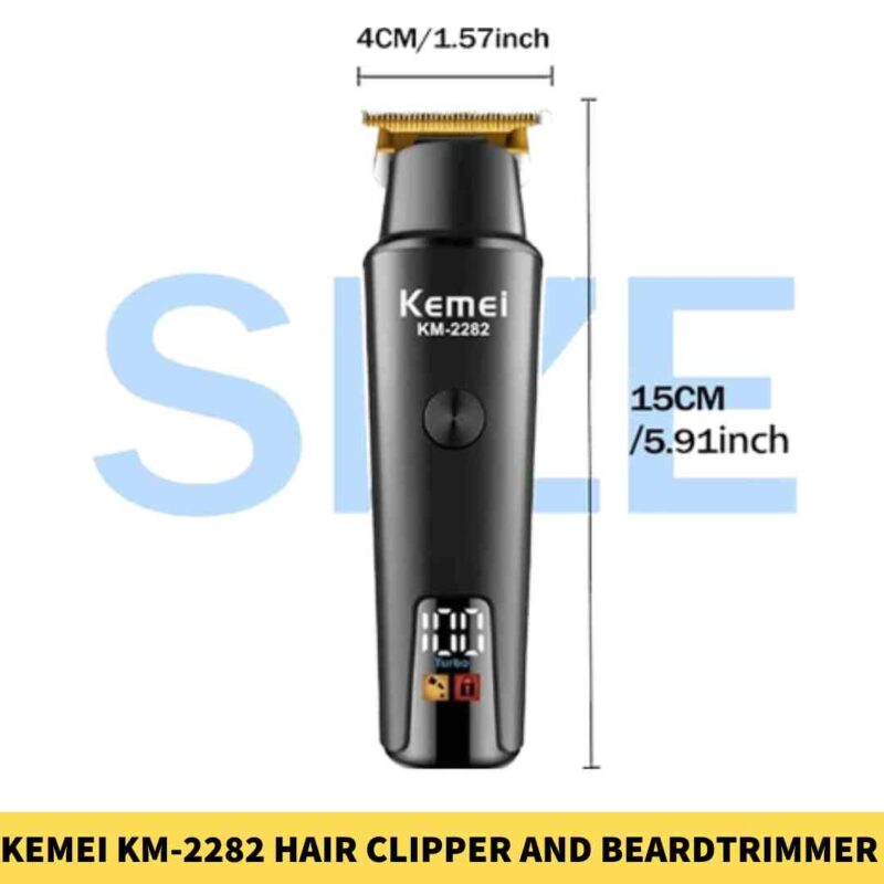 Kemei KM-2282 Hair Clipper and Beard Trimmer for Men in BangladeshD